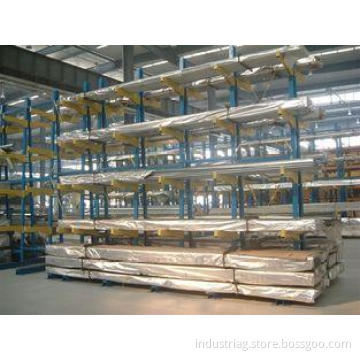 Durable blue powder coating Cantilever Racking Systems for